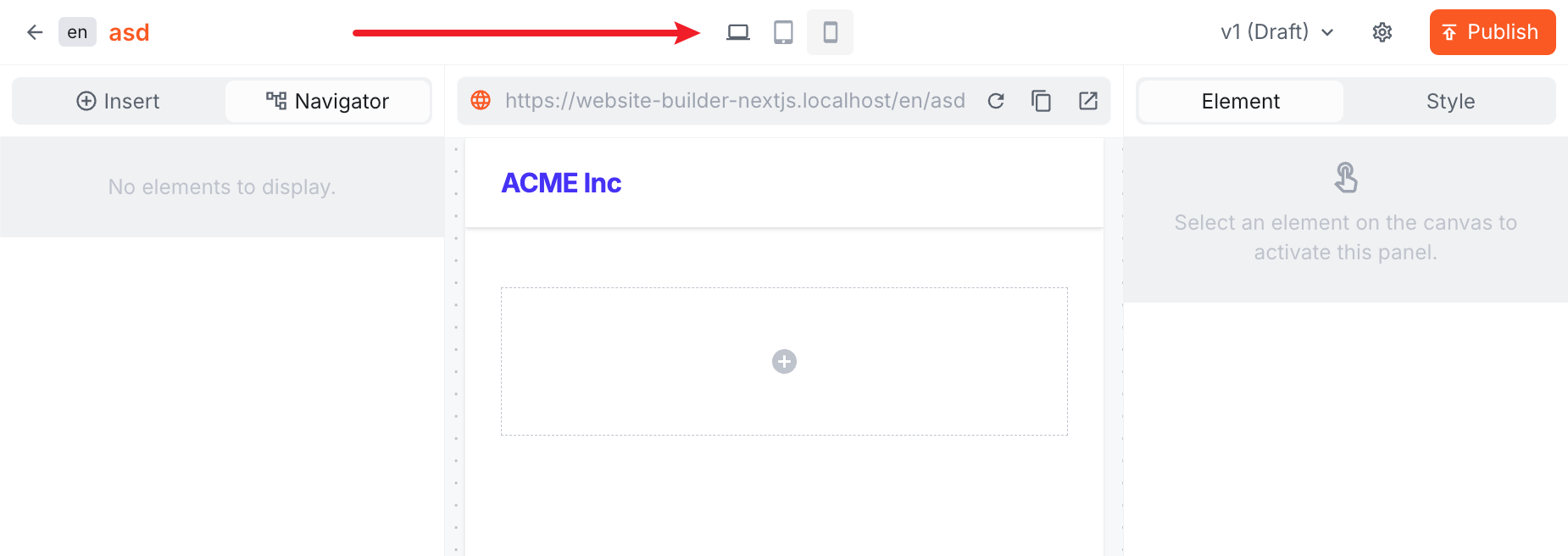 Toggle and ToggleGroup components in the admin UI